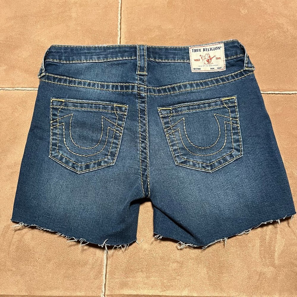 True Religion Distressed Shorts